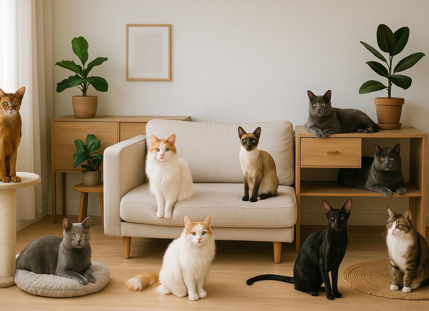 8 лучших растений для кошек